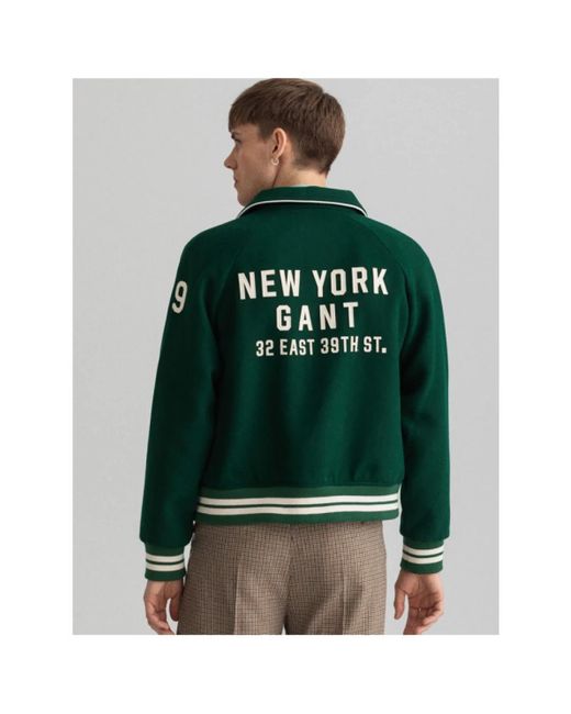 Gant Green Bomber Jackets for men
