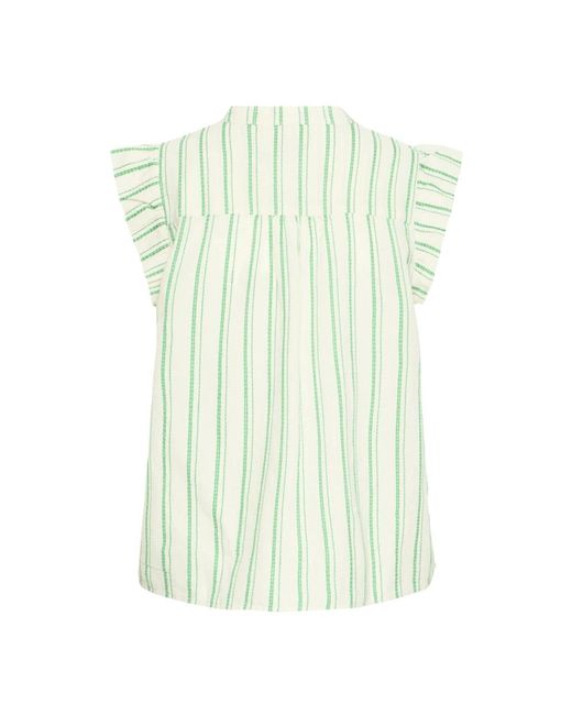 Ichi Green Blouses