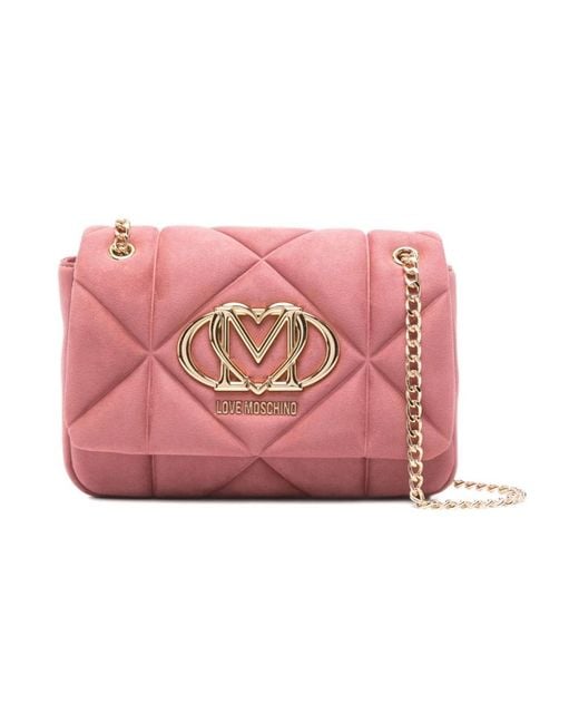 Love Moschino Pink Cross Body Bags