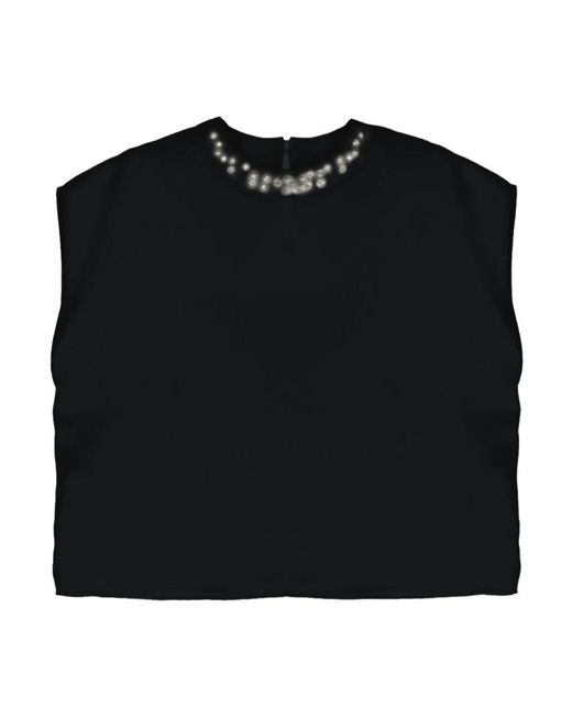 Imperial Overhemden ,Zwart ,Polyester Mouwloze Tanktop in het Black