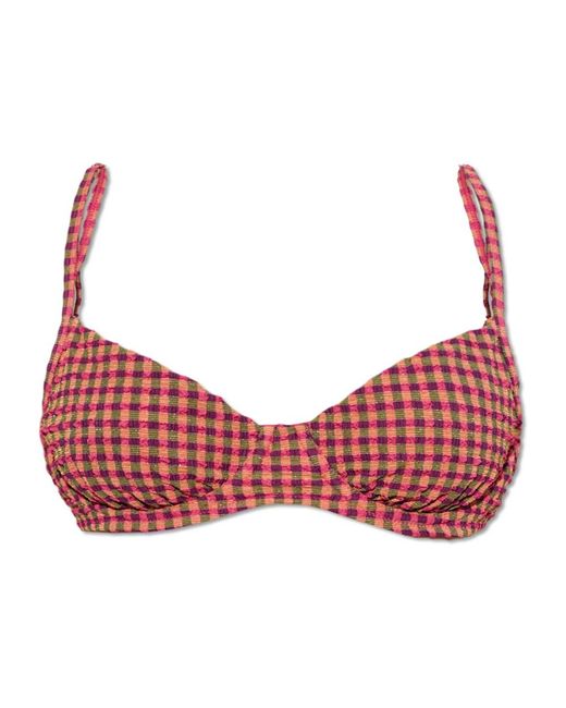 The Upside Badmode ,Roze ,Aliki Top in het Red