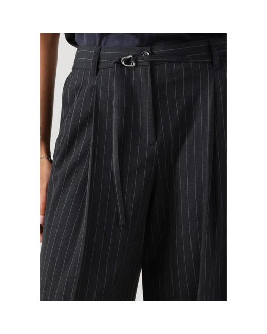 Summum Wide Trousers in het Black