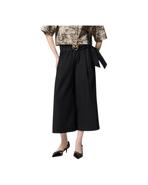 Pinko Black Wide Trousers