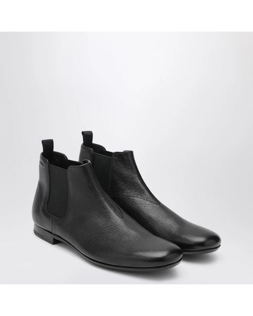 Prada Black Chelsea Boots for men