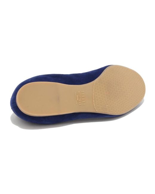 Stuart Weitzman Blue Ballerina Shoes