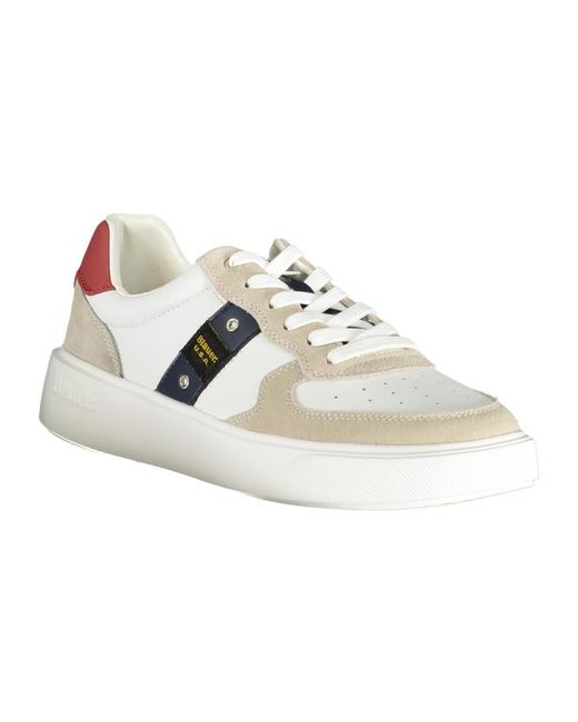Blauer White Sneakers for men
