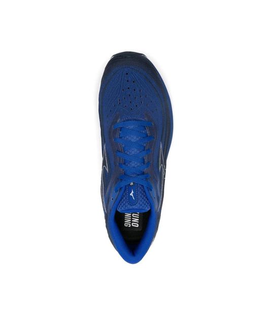 Mizuno Blaue mesh panel sneakers in Blue für Herren