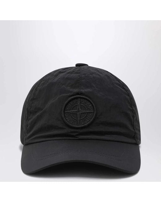 Stone Island Black Caps for men