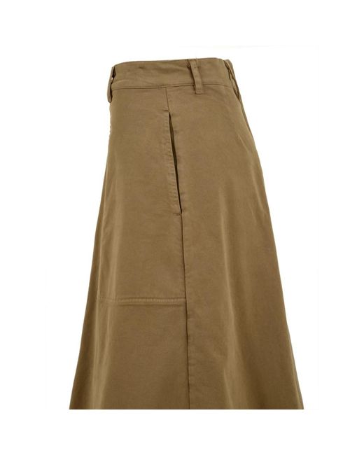 Aspesi Natural Midi Skirts