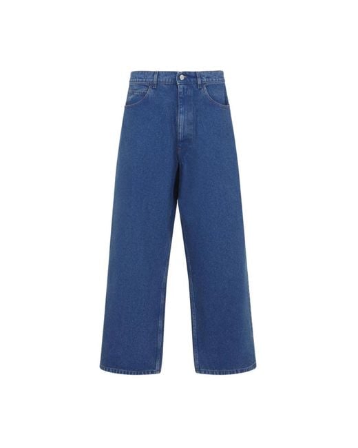 Marni Blue Straight Jeans for men