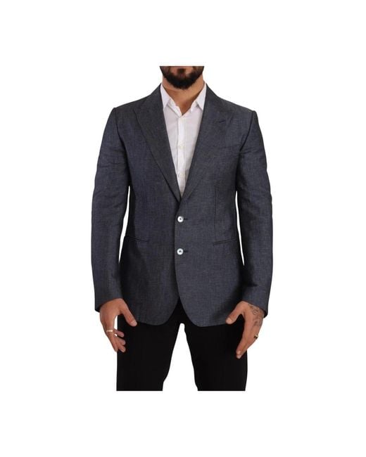 Blazers Dolce & Gabbana de hombre de color Blue