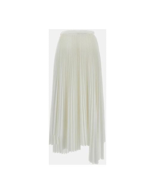 Plan C White Maxi Skirts