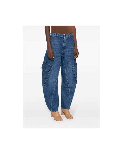 J.W. Anderson Blue Loose-fit jeans