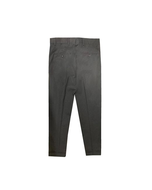 BE ABLE Gray Straight Trousers for men