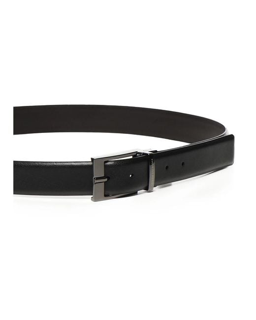 ARMANI EXCHANGE Black Belts for men