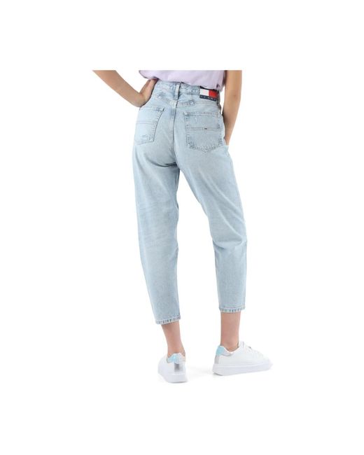 Tommy Hilfiger Blue Hohe tapered mom fit jeans