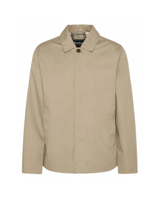 Barbour Jassen ,Polyester Korte Waterdichte Polyester Parka Jas in het Natural voor heren