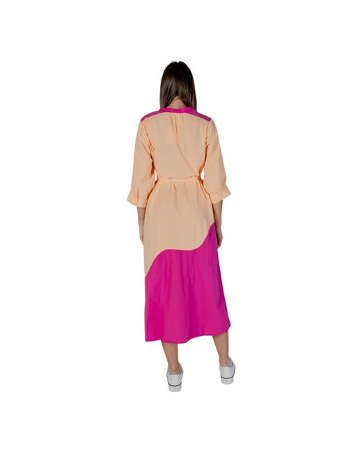 B.Young Pink Baumwoll kleider frühling/sommer kollektion