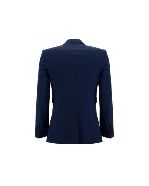 Dolce & Gabbana Blaues anzug mit knopfverschluss in Blue für Herren