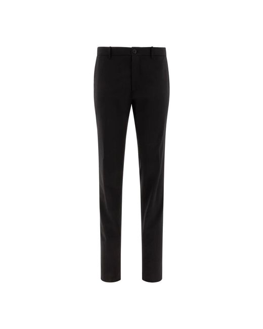 Incotex Black Slim-Fit Trousers for men