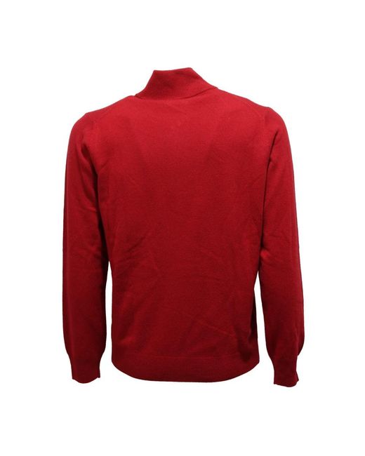 Kangra Red Turtlenecks for men