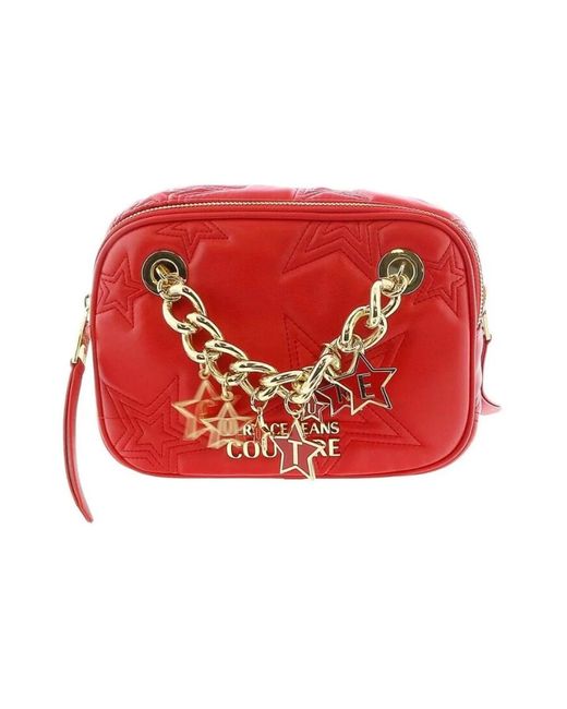 Handbags Versace de color Red
