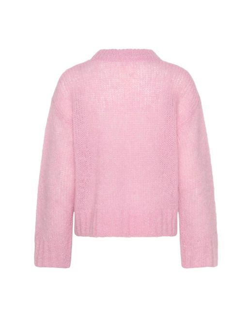 Part Two Rondgebreide Kleding in het Pink
