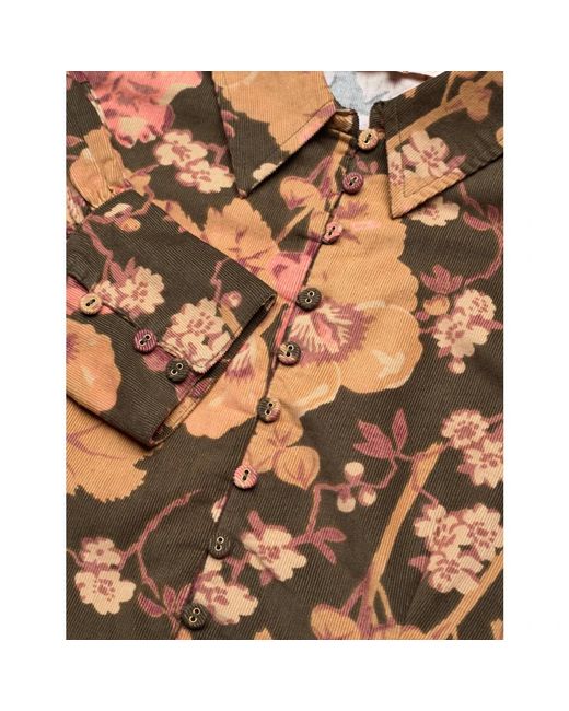 byTiMo Overhemden ,Bruin ,Katoen Corduroy Baby Blouse in het Brown