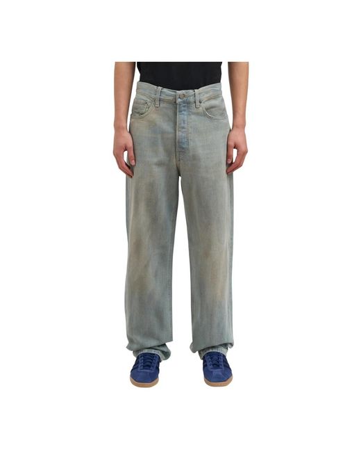 Haikure Gray Straight Jeans for men