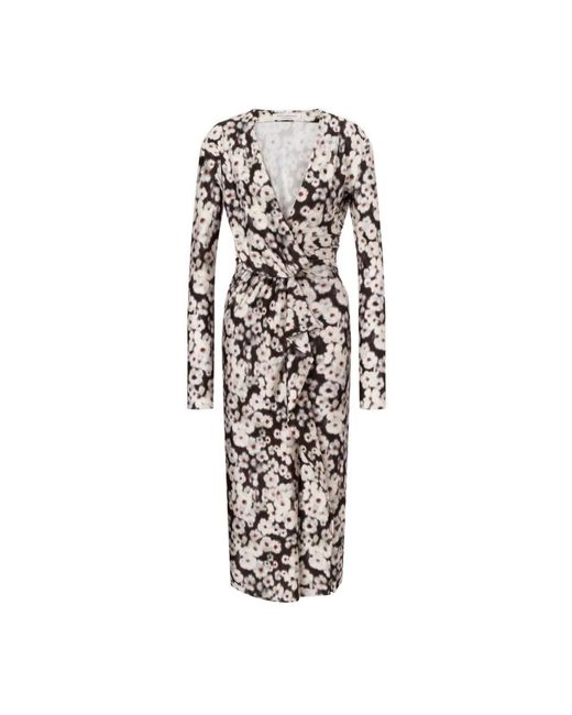 Philosophy Di Lorenzo Serafini White Braune Kleider Für Frauen
