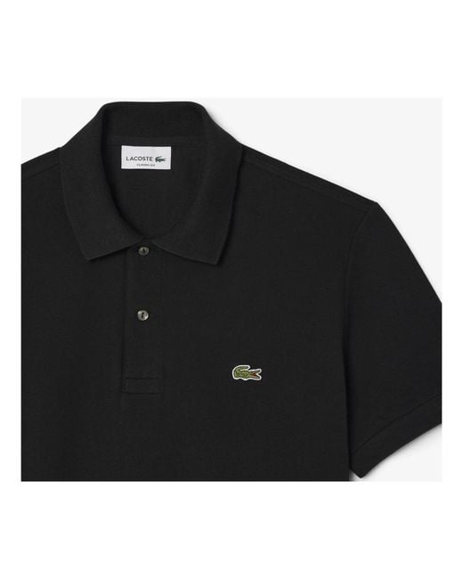 Lacoste Black Polo Shirts for men