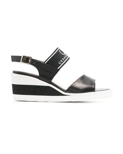 Flat sandals Casadei de color Black