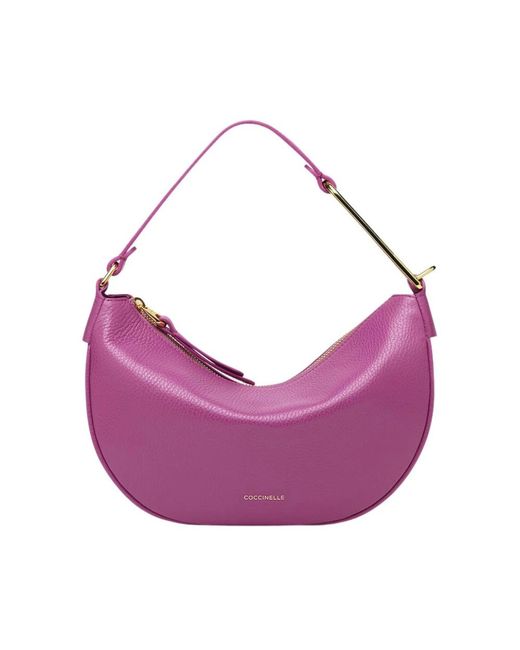 Coccinelle Purple Shoulder Bags