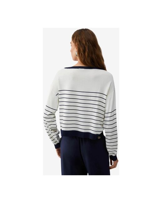 Liu Jo Gray Round-Neck Knitwear