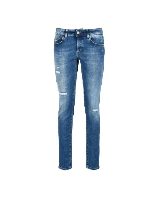 Dondup Blue Slim-Fit Jeans