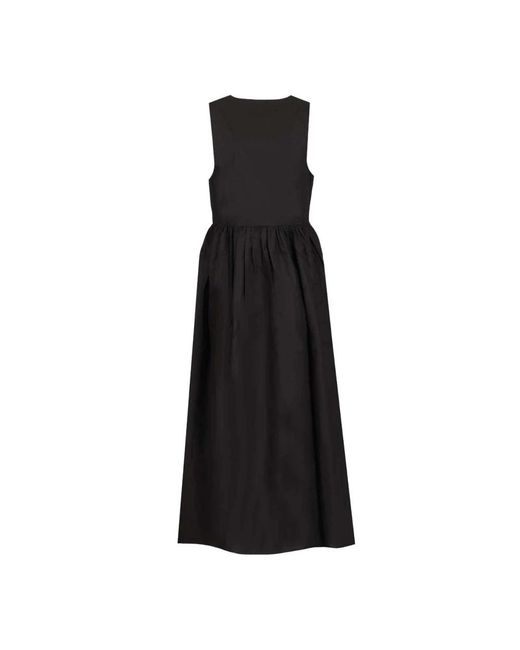 Matteau Black Midi Dresses