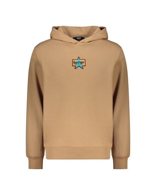 Herno Natural Hoodies for men