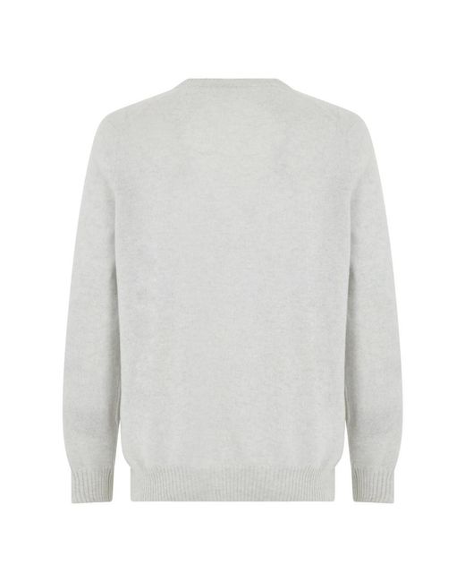 Fedeli White Cashmere Knitwear for men