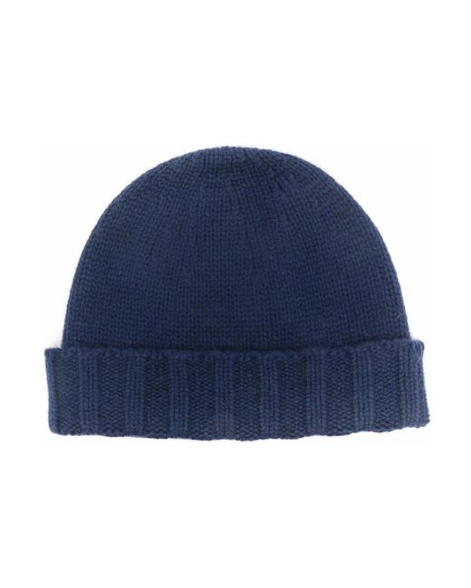 Drumohr Blue Beanies for men