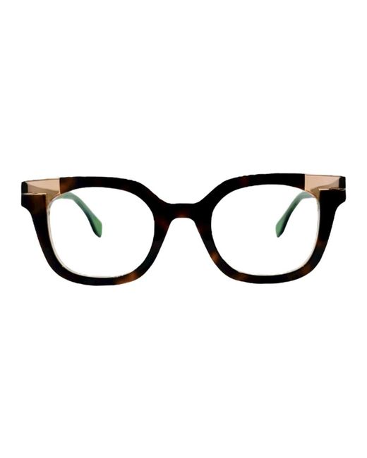Glasses Face A Face en coloris Black