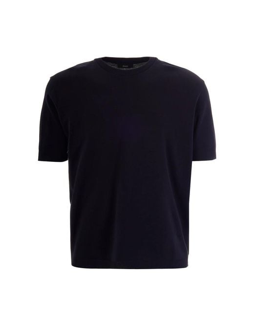 Herno Black T-Shirts for men