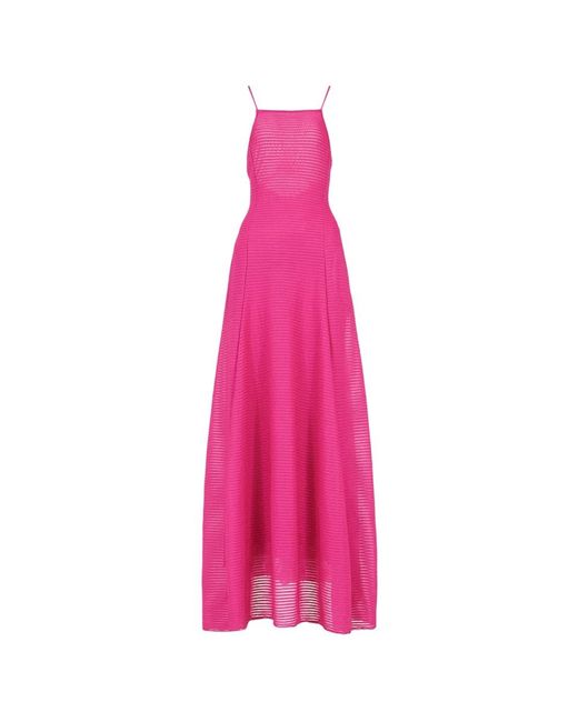 Maxi dresses Emporio Armani de color Pink