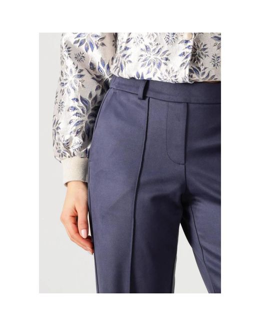 Nukus Broeken ,Blauw ,Jill Pants Scuba in het Blue