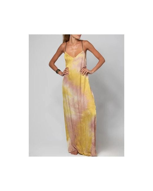Beliza Metallic Maxi Dresses