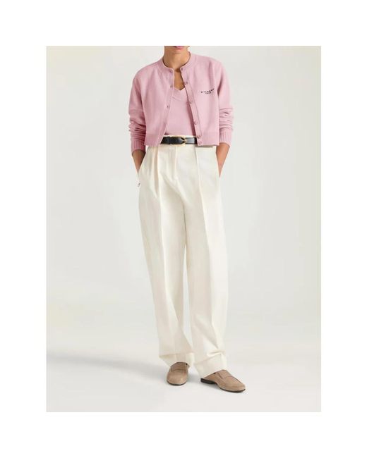Givenchy Truien & Vesten ,Roze ,Wol Cropped Cardigan in het Pink