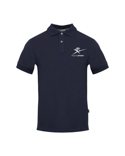 Philipp Plein Blue Polo Shirts for men