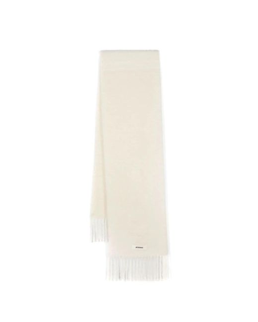 Jacquemus White Soft Ivory Scarf