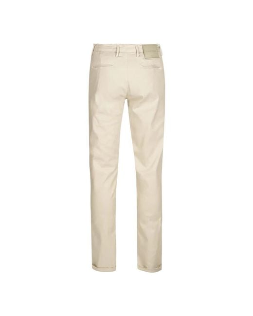 Tramarossa Broeken ,Katoen Pant Chino Luis in het Natural voor heren