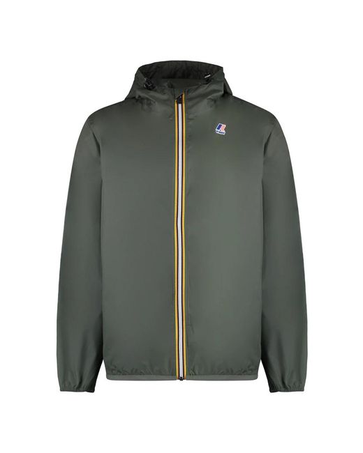 K-Way Green Rain Jackets for men