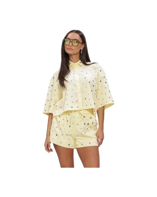 Studio Amaya Blouses Mara Blouse in het Yellow